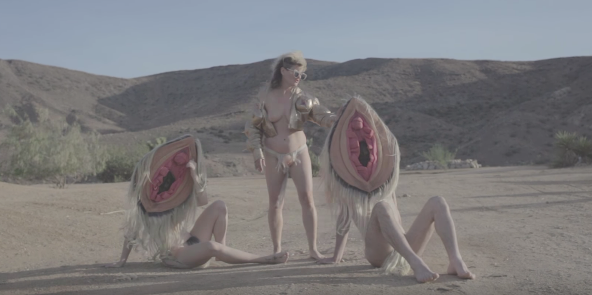 Peaches Goes On A Desert Walkabout With Two Vagina-People In The Video For "Dumb Fuck"