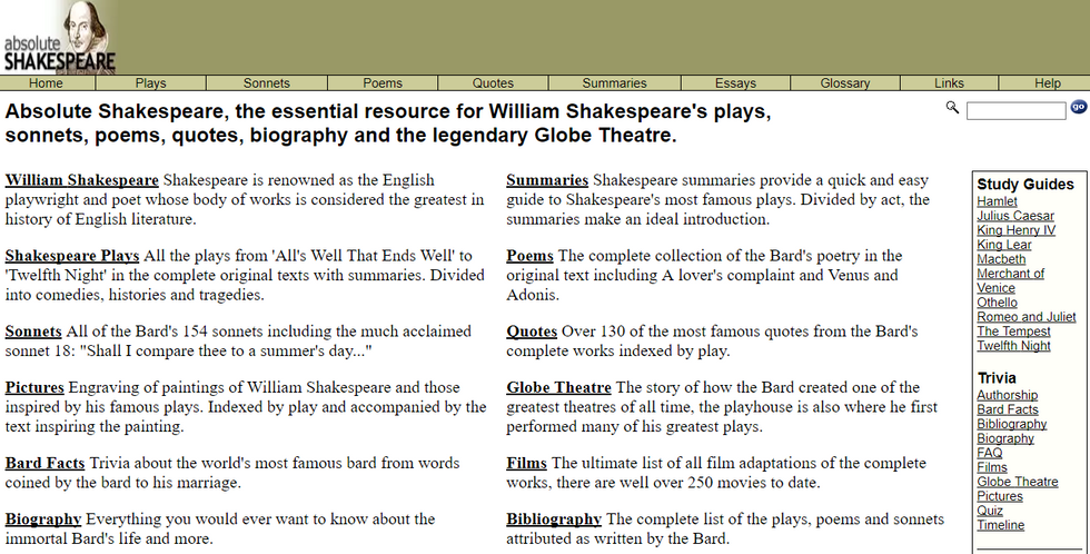 4 Websites To End The Shakespeare Struggle 4 Websites To End The Shakespeare Struggle