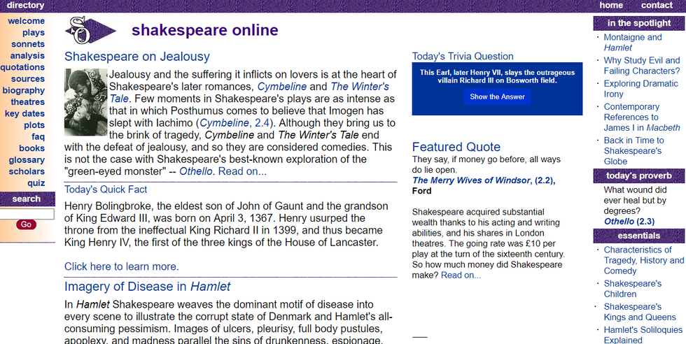 4 Websites To End The Shakespeare Struggle 4 Websites To End The Shakespeare Struggle