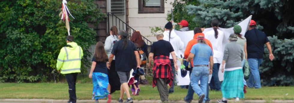 One tribe's 'long walk' upstream for environmental and cultural justice.