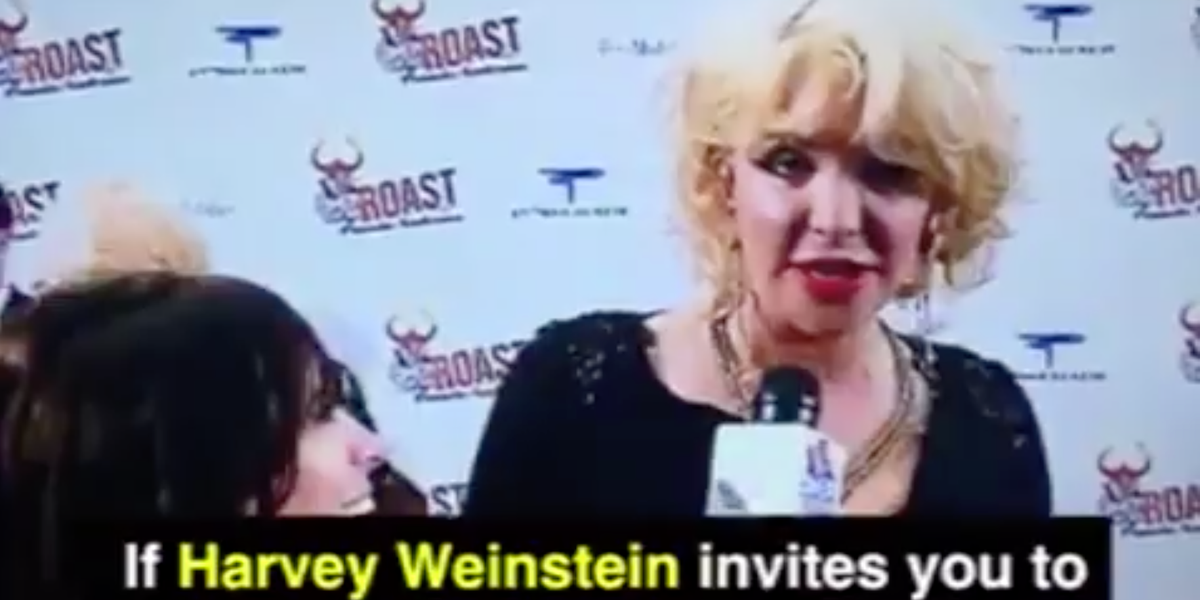 Watch Courtney Love Blow the Whistle on Harvey Weinstein a Decade Ago