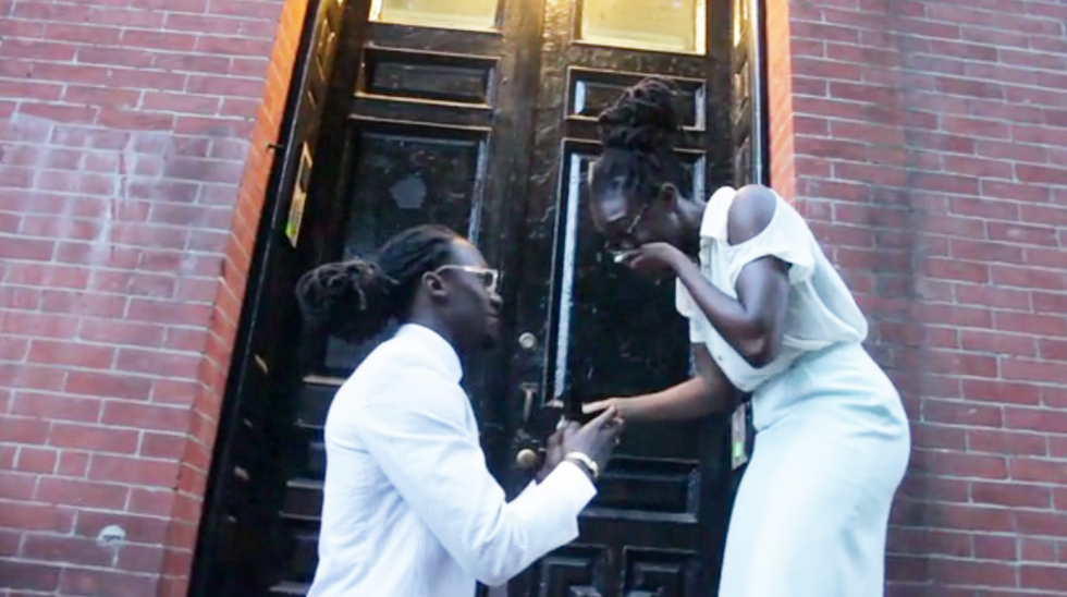 #xoProposals: Tamon Turns A Black Love Photo Shoot Into An Emotional Proposal To Zaria