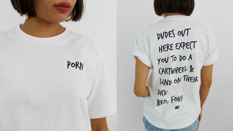 A PSA On Sexpectations: Why We Are Here For Melody Ehsani's New 'Porn' Tee