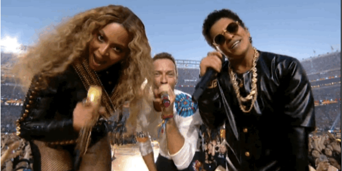 Watch Beyonce Totally Slay (With Chris Martin and Bruno Mars) At