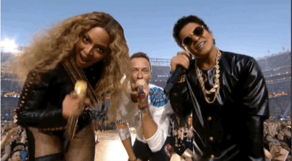 Photos: Coldplay Gets Help From Beyonce, Bruno Mars For Halftime Show