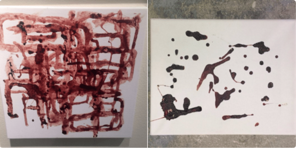 Period Paintings: Why One Artist Is Using Menstrual Blood For Art