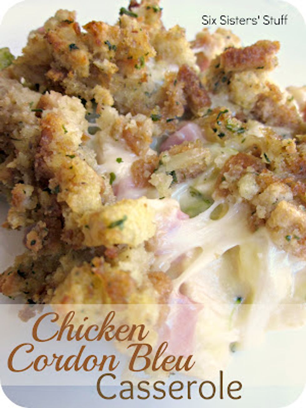 Chicken Cordon Bleu Casserole Recipe - My Recipe Magic