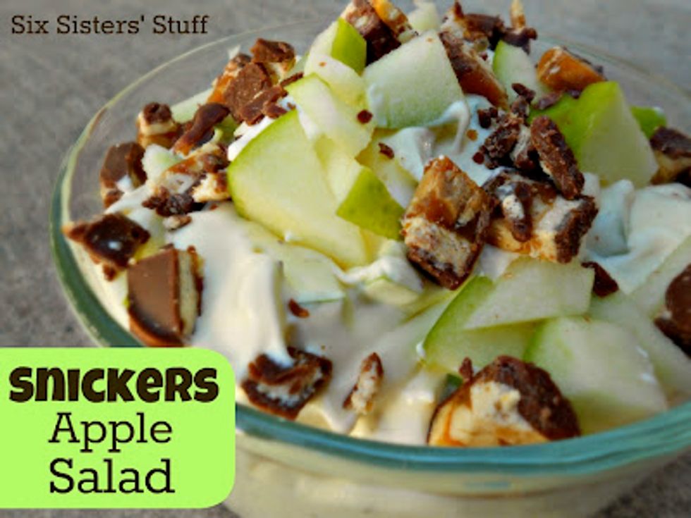 Snickers Apple Pudding Salad My Recipe Magic