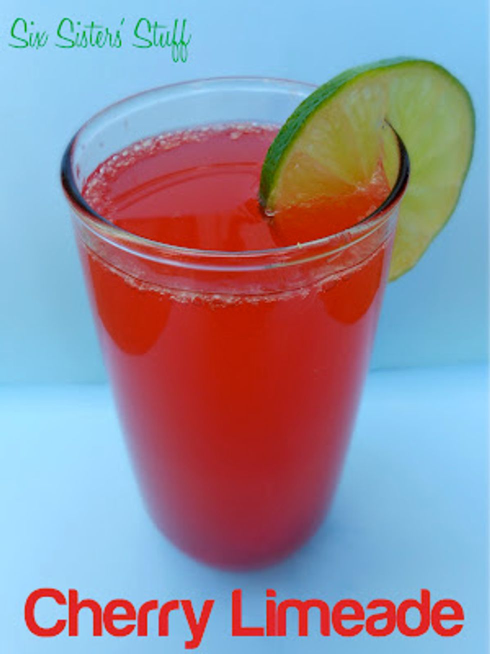 Sonic's Copycat Cherry Limeade Drink My Recipe Magic