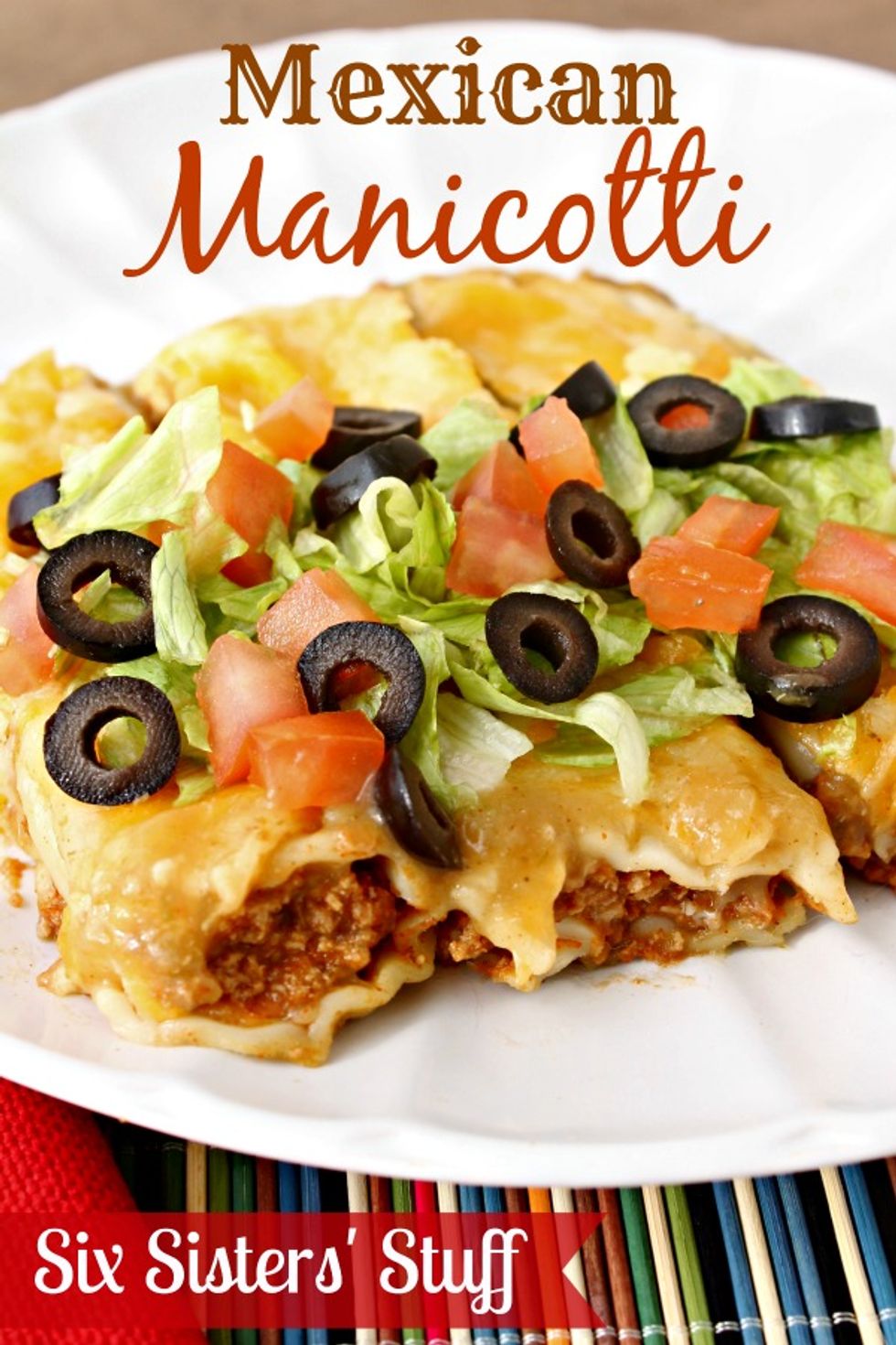 Mexican Manicotti - My Recipe Magic