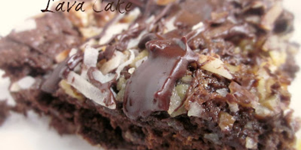 German Chocolate Lava Cake Recipe My Recipe Magic