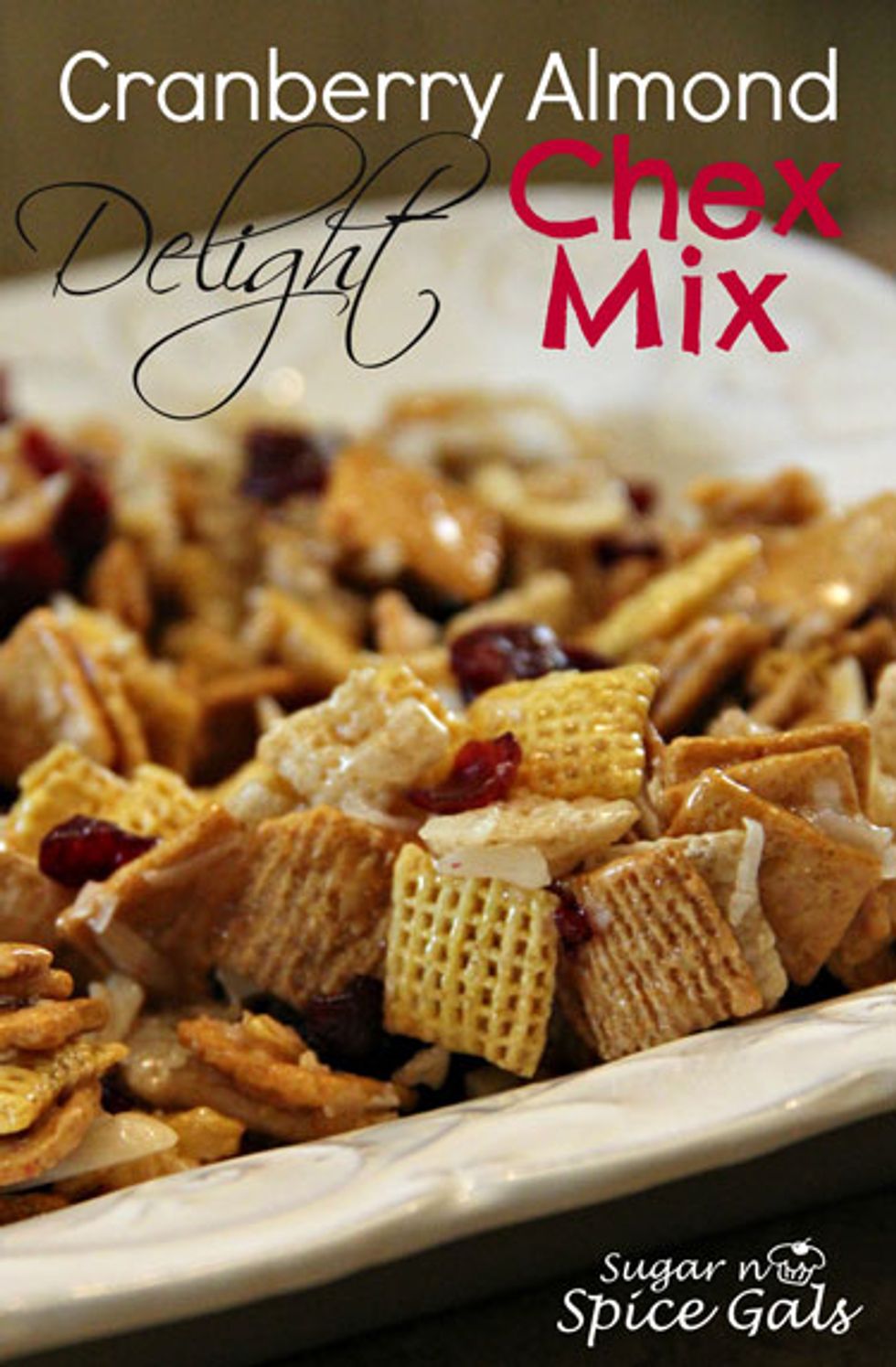 Cranberry Almond Delight Chex Mix - My Recipe Magic