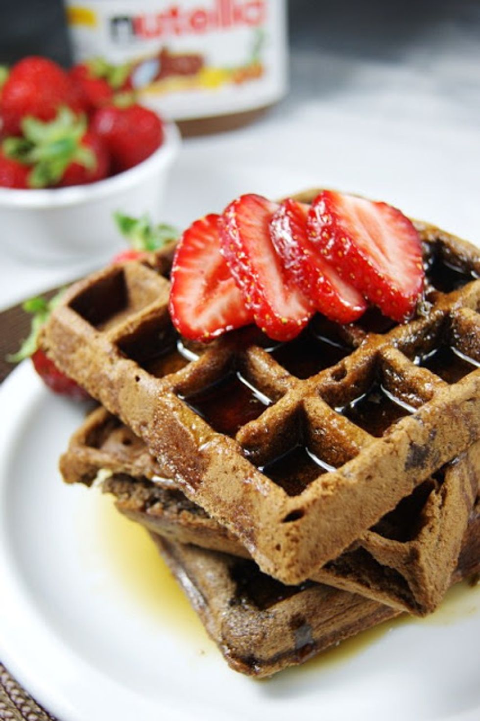 Nutella Waffles - My Recipe Magic