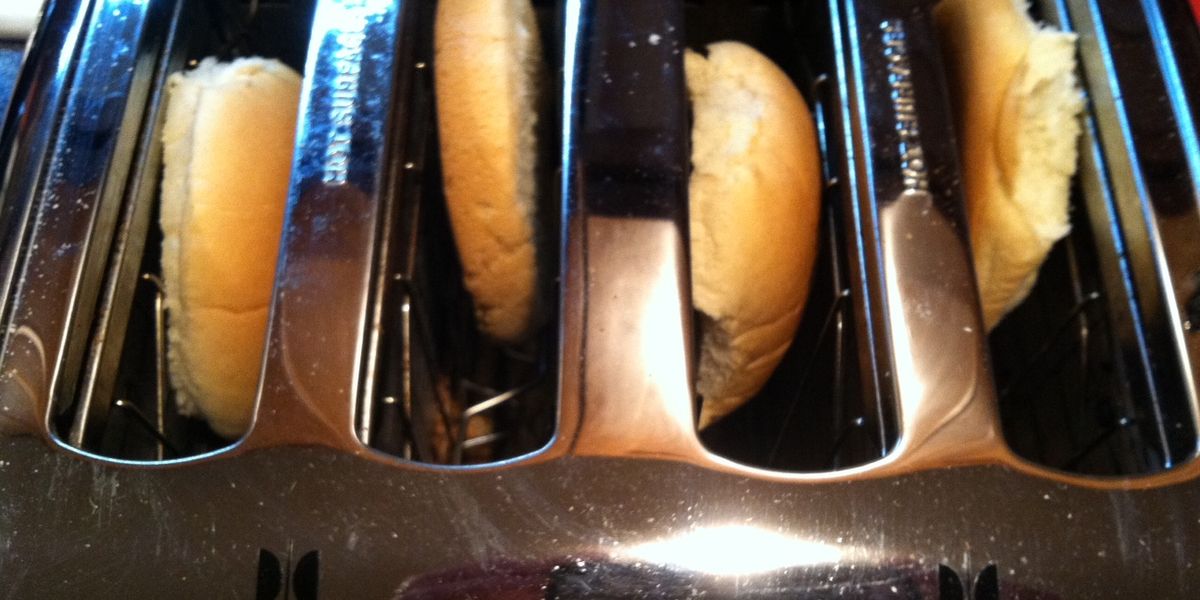 Toaster Toasted Hamburger Buns!! My Recipe Magic