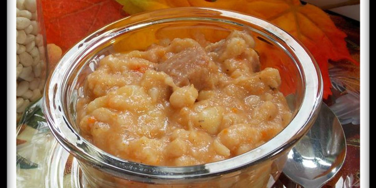 Slow Cooker Navy Bean Soup (no soak) My Recipe Magic
