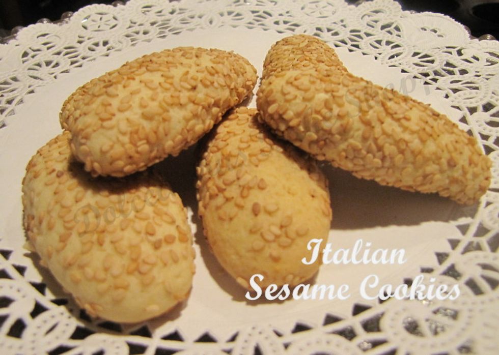 Italian Sesame Cookies My Recipe Magic