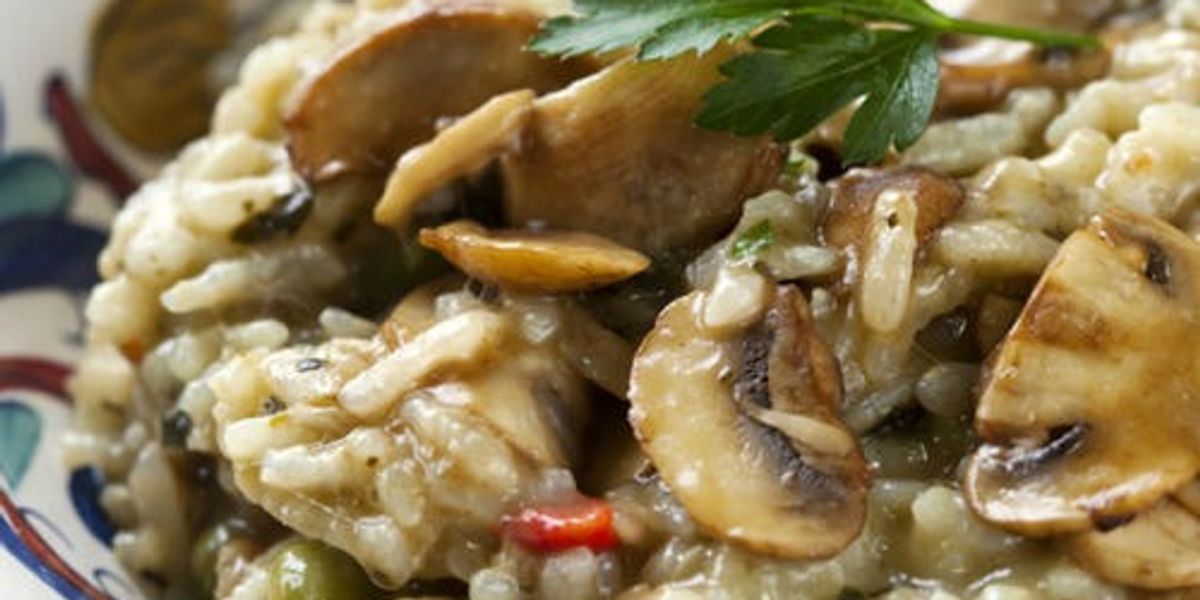 Slow Cooker Mushroom Risotto - My Recipe Magic