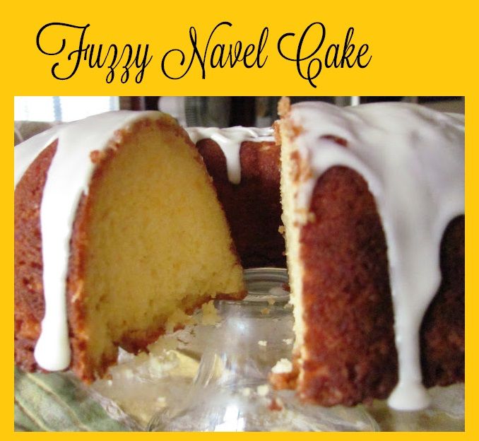 Fuzzy Navel Cake - My Recipe Magic