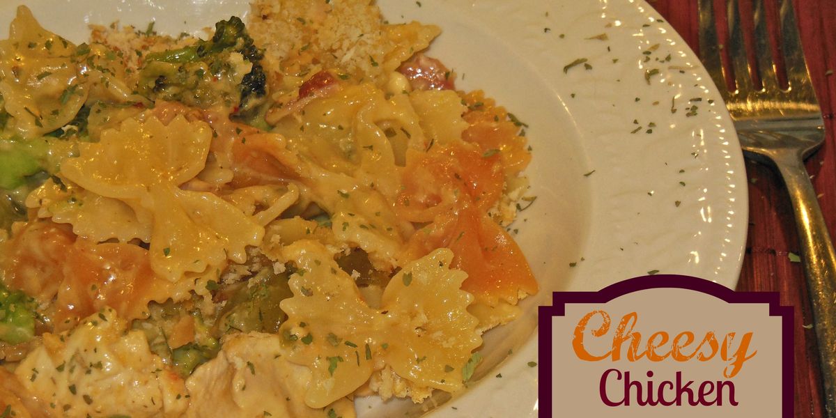 Cheesy Chicken & Bow Tie Pasta Casserole My Recipe Magic