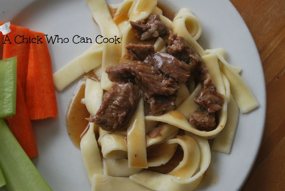 Roast Beef Noodles My Recipe Magic