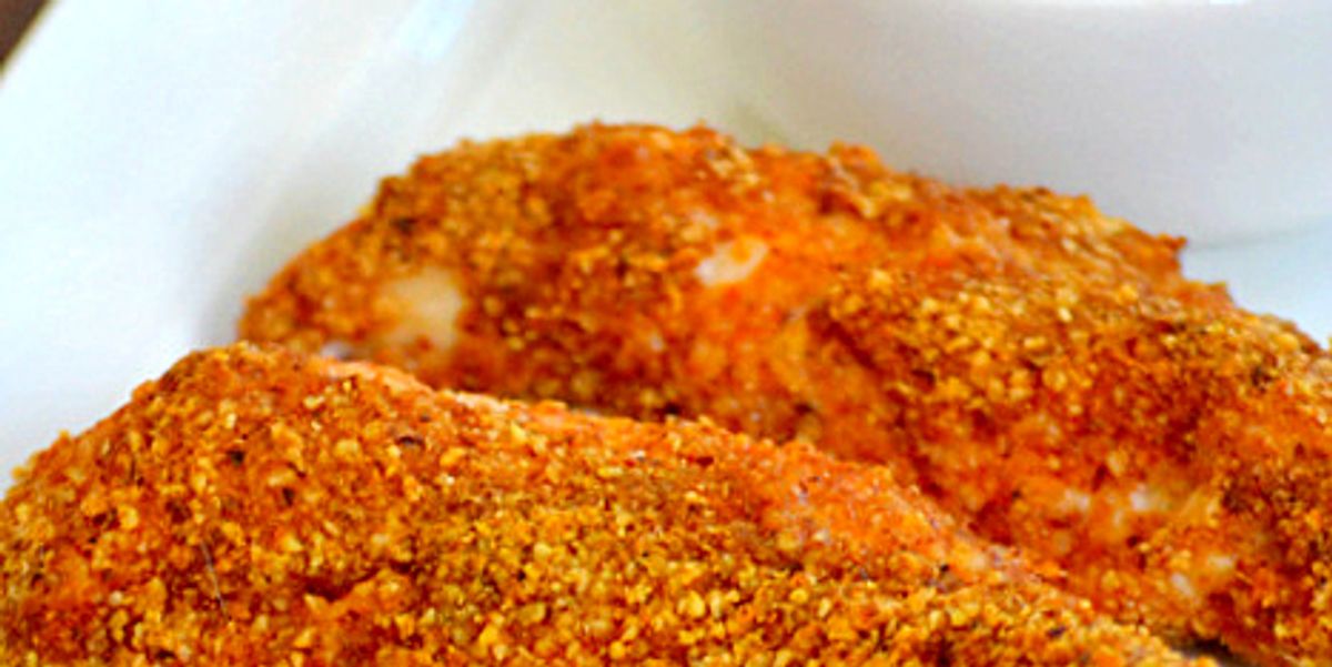 Almond Crusted Chicken Strips My Recipe Magic