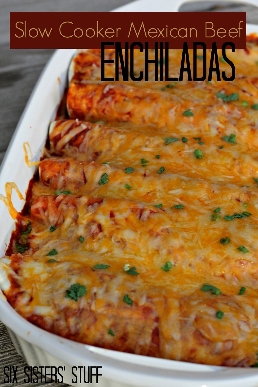 Slow Cooker Mexican Beef Enchiladas - My Recipe Magic