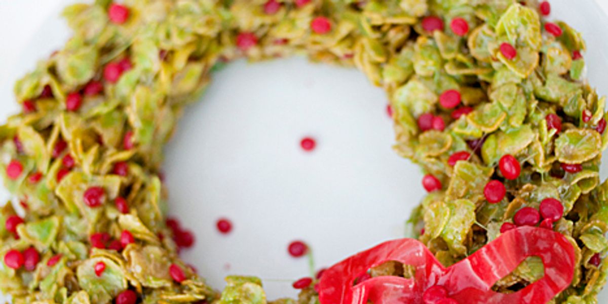Corn Flake Christmas Wreath Recipe My Recipe Magic