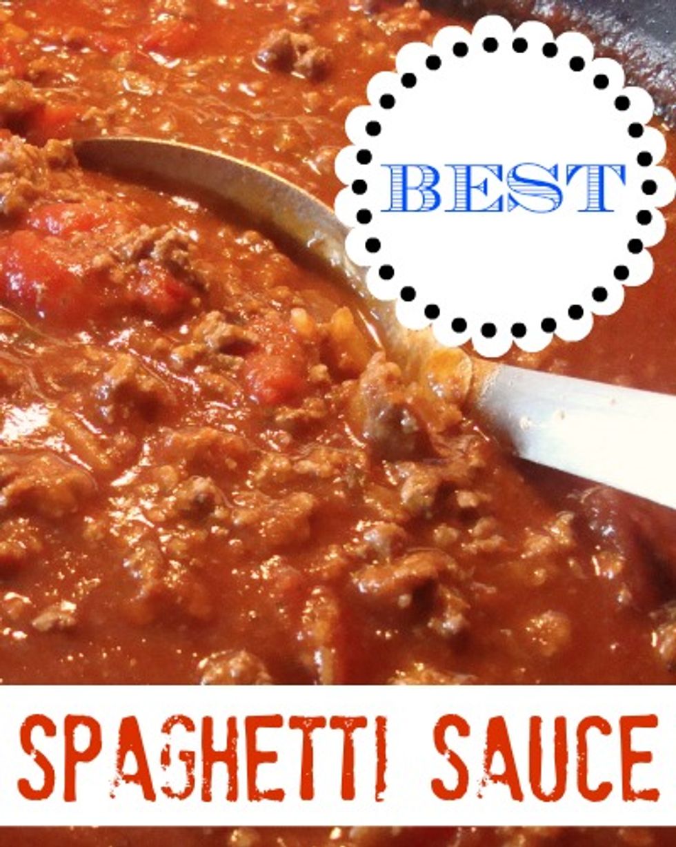 Best Spaghetti Sauce EVER! - My Recipe Magic