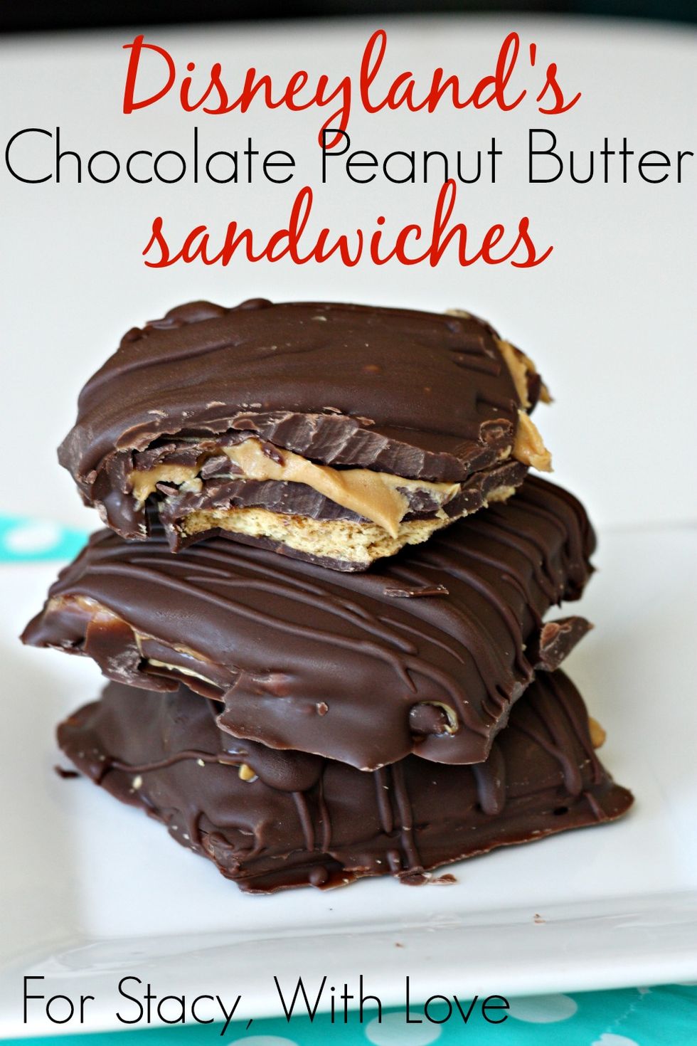 Disneyland's Chocolate Peanut Butter Sandwiches My