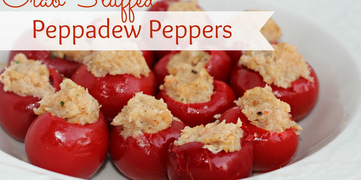 Crab and Cheese Stuffed Peppadew Peppers My Recipe Magic