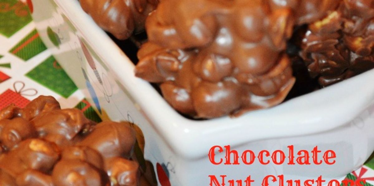 Chocolate Covered Nut Clusters My Recipe Magic