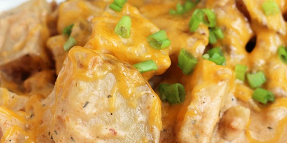 Crock Pot Cheesy Ranch Potatoes - My Recipe Magic