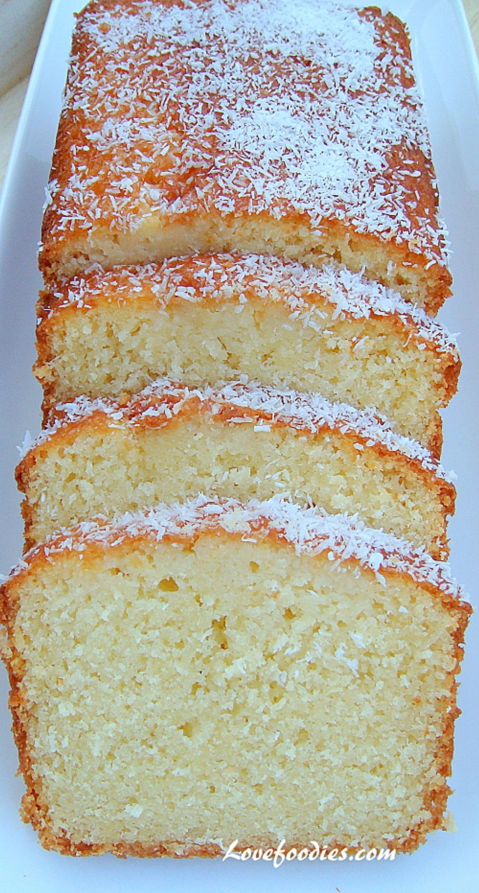 Moist Coconut Pound Loaf Cake My Recipe Magic