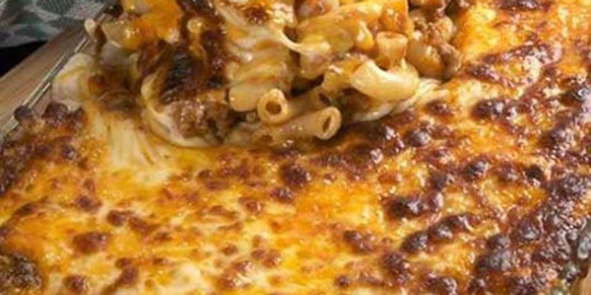 Cheesy Beef Noodle Casserole - My Recipe Magic
