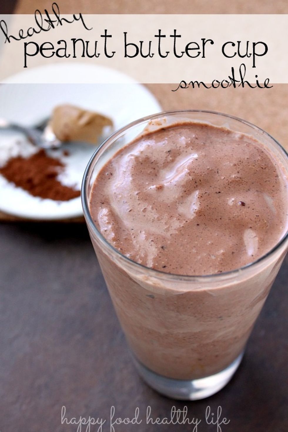 Healthy Peanut Butter Cup Smoothie My Recipe Magic