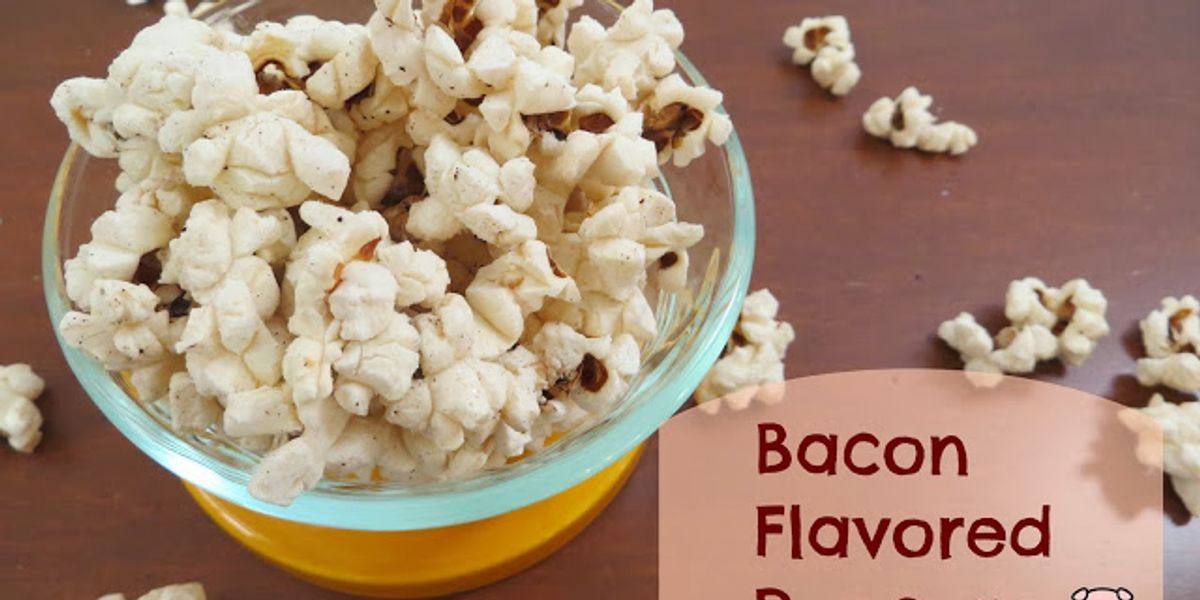 Bacon Flavored Popcorn My Recipe Magic