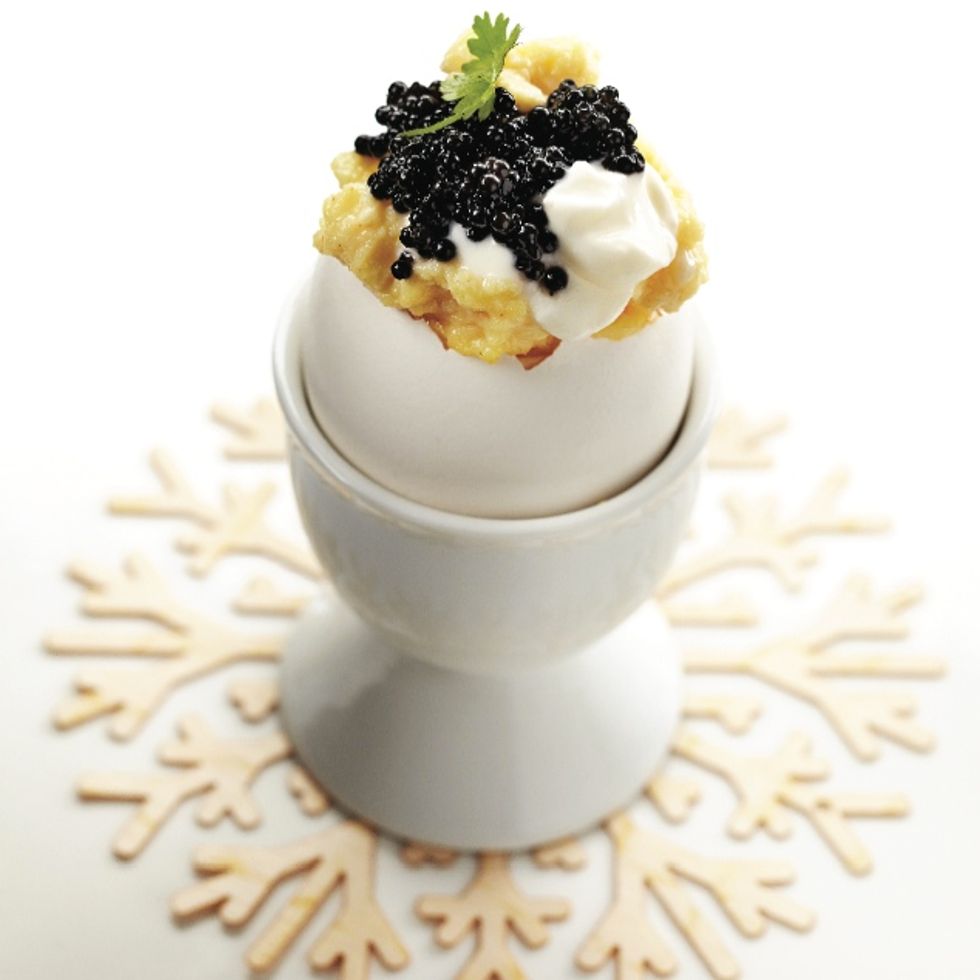 Soft and Creamy Eggs with Caviar - My Recipe Magic