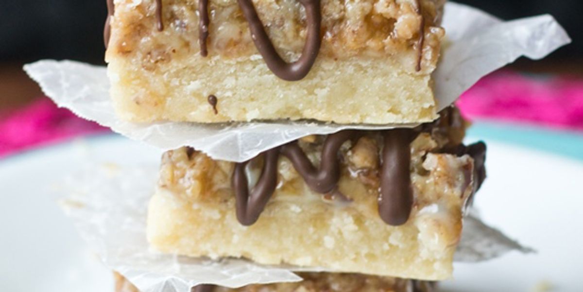 Toffee Pecan Shortbread Bars My Recipe Magic