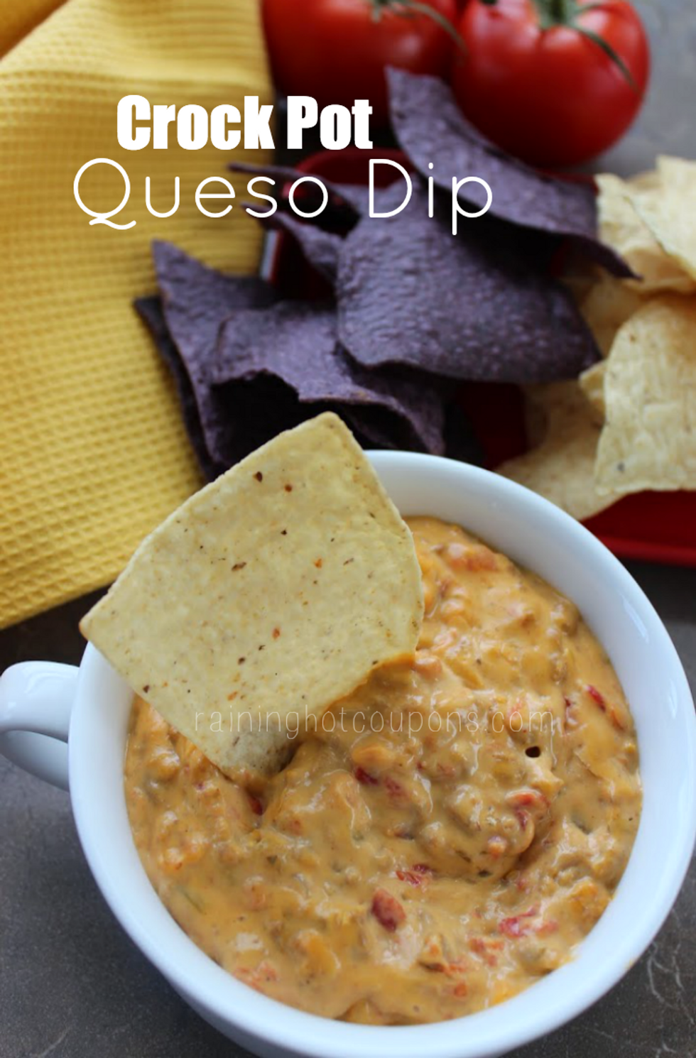 Crock Pot Queso Dip - My Recipe Magic