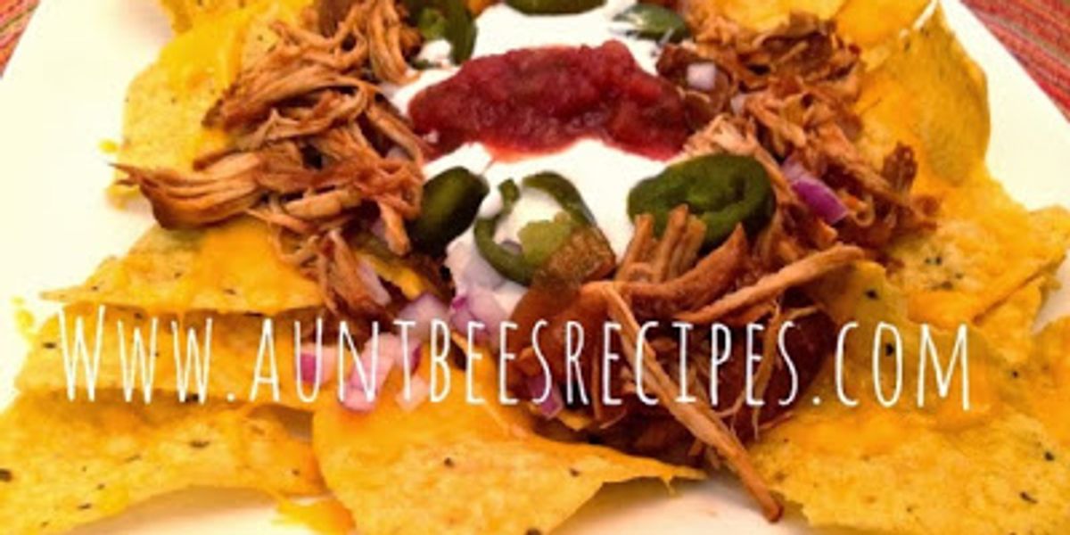 Crock Pot BBQ Chicken Nachos My Recipe Magic