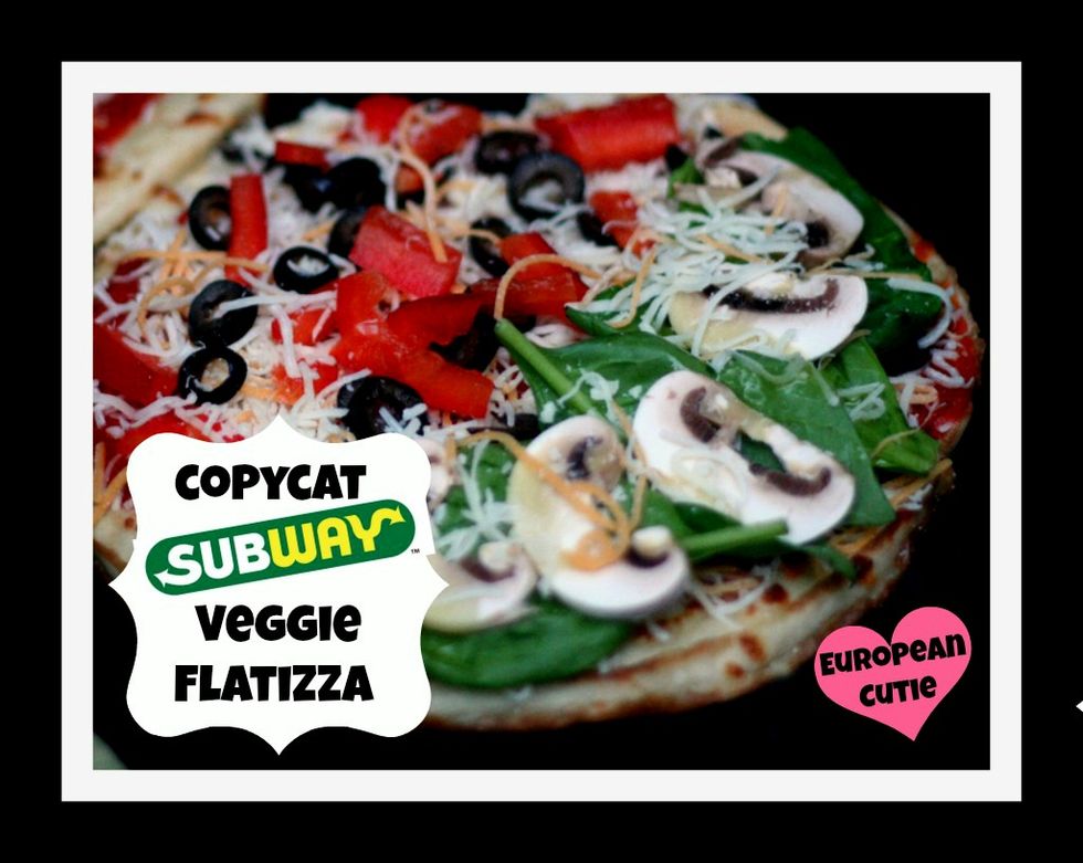 Copycat Subway Veggie Flatizza My Recipe Magic