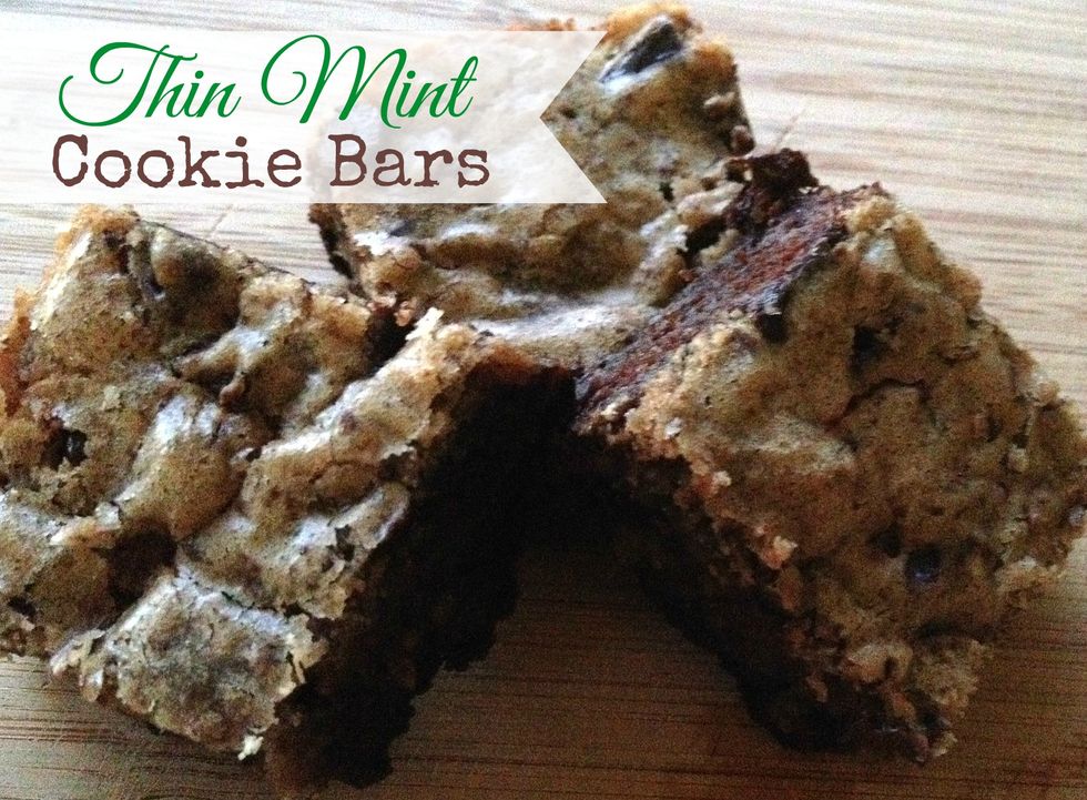 Thin Mint Cookie Bars My Recipe Magic