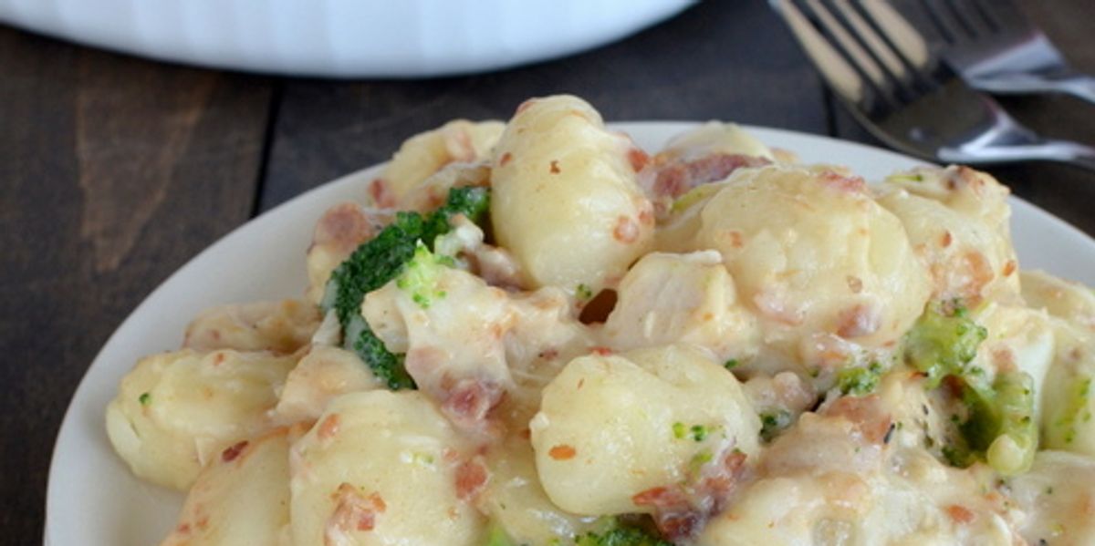 Loaded Chicken Alfredo Gnocchi Bake My Recipe Magic