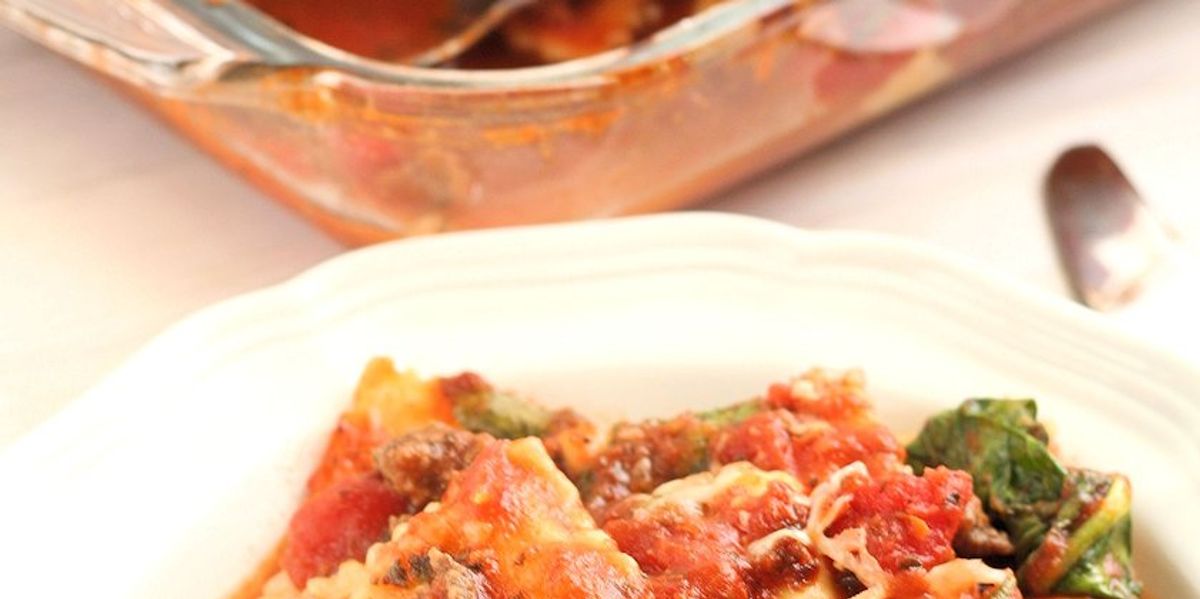 Easy Baked Spinach Ravioli - My Recipe Magic