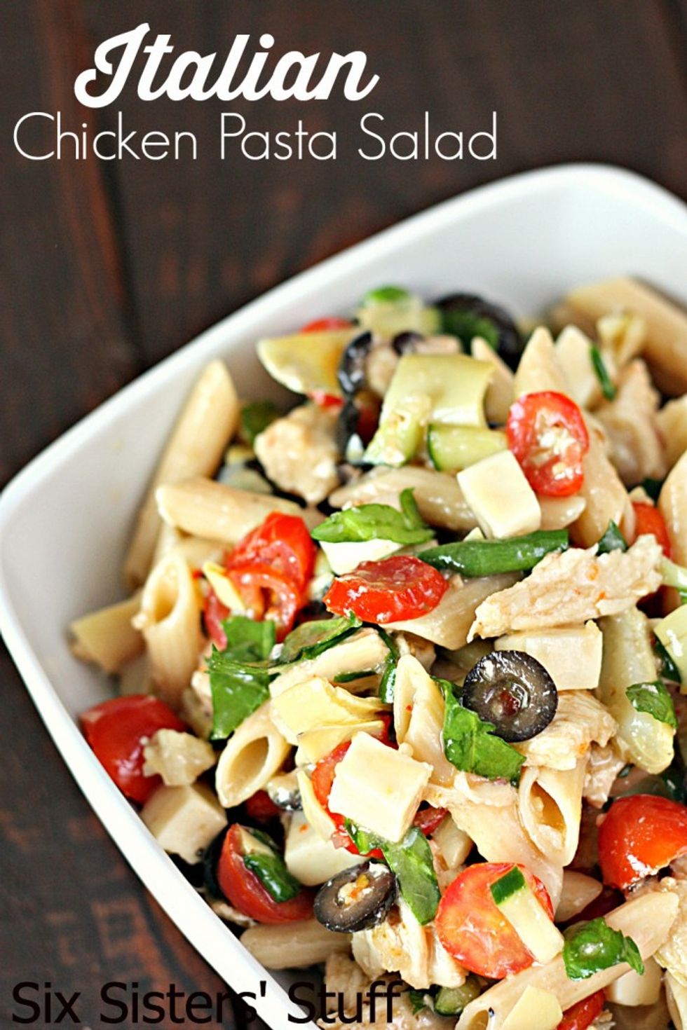 Italian Chicken Pasta Salad Recipe My Recipe Magic