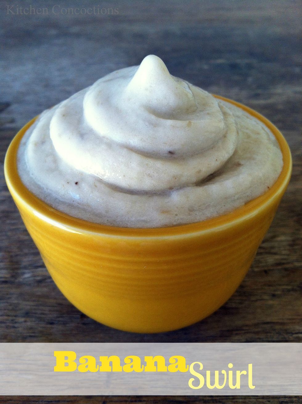 Banana Swirl (Healthy Ice Cream) My Recipe Magic