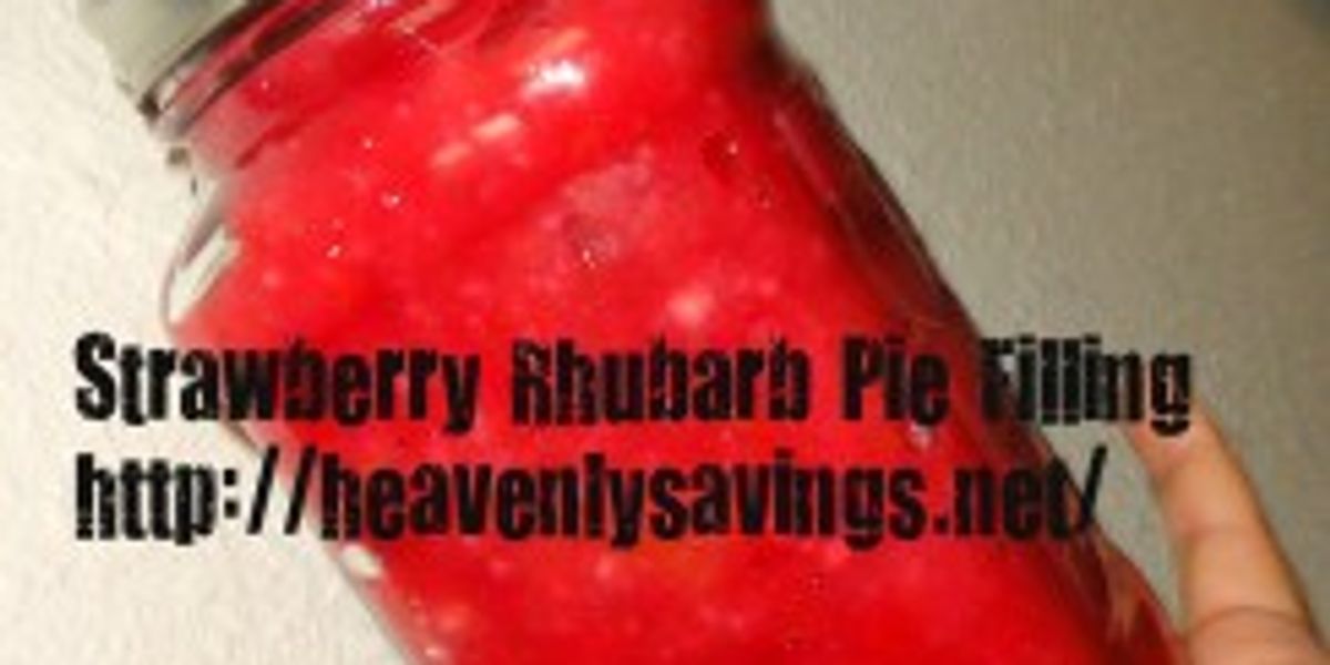 Canned Strawberry Rhubarb Pie Filling My Recipe Magic