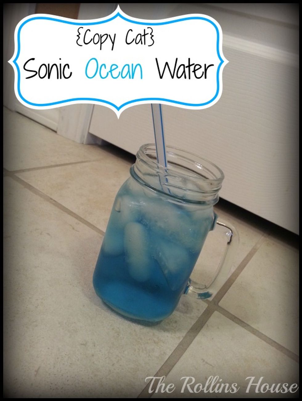 The best tasting sonic ocean water my recipe magic
