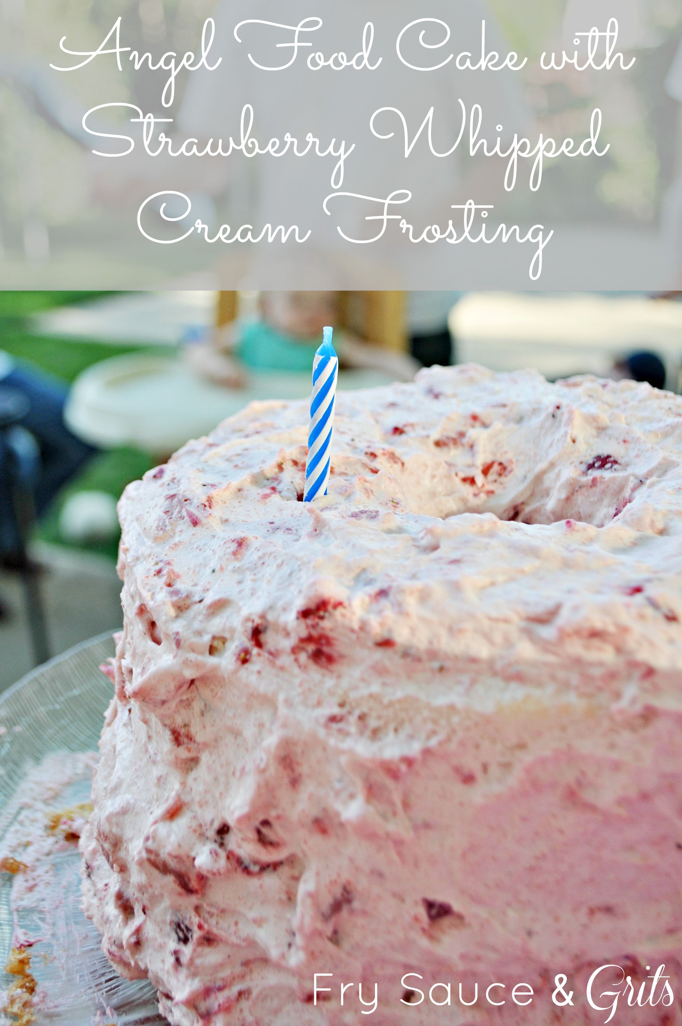 Strawberries and Cream Angel Food Cake with Toasted Coconut | Mama Harris'  Kitchen