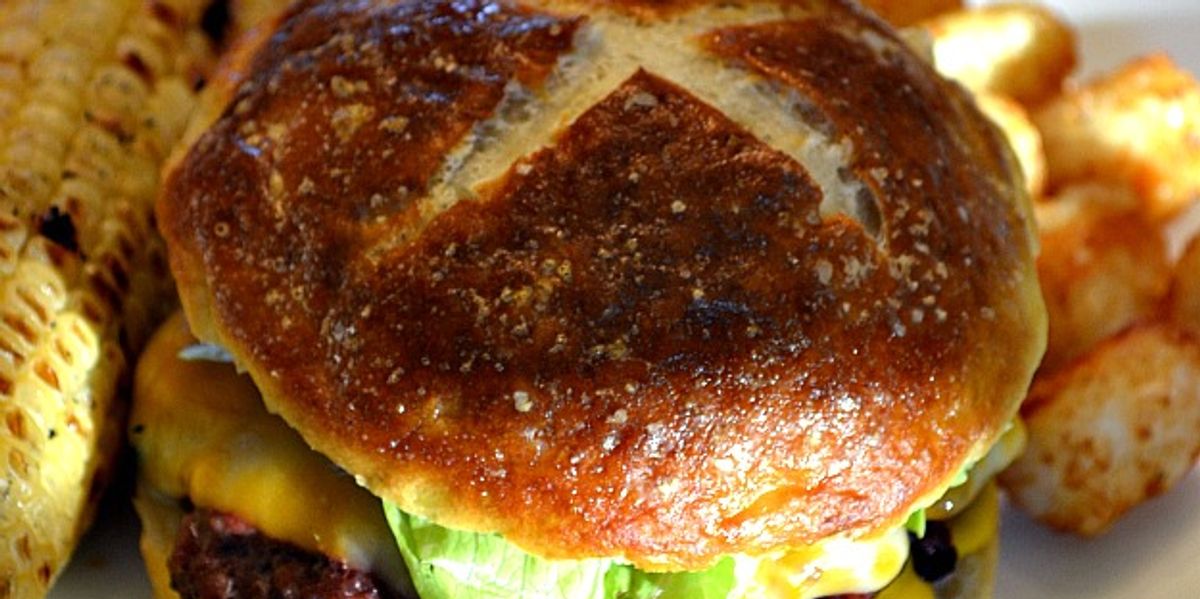 Pretzel Hamburger Buns My Recipe Magic